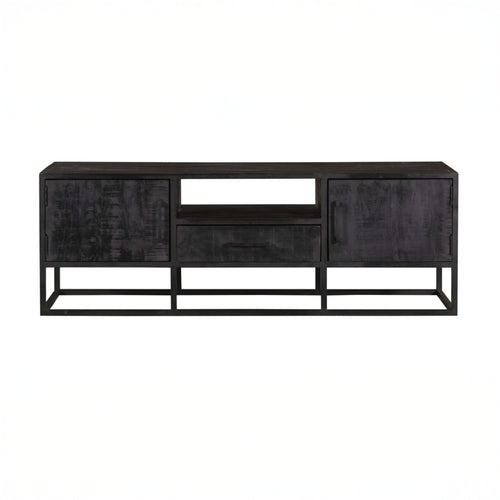 StarFurn Tv-meubel Denver - Zwart Hout - 145x45x50cm