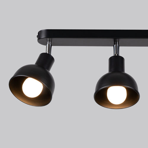 Sollux Lighting Plafondlamp ELBA 3 zwart - 59x24x18,5cm