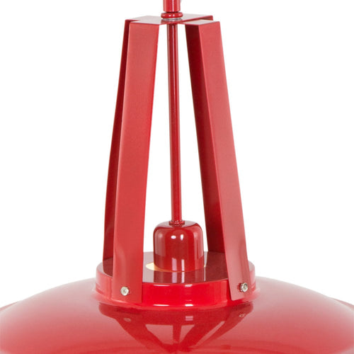 Mexlite hanglamp eden - 1 lichts - 42x 200 cm - rood - vtwonen shop