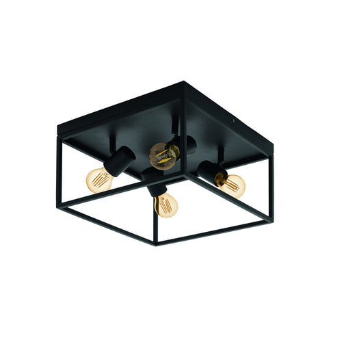 EGLO plafondlamp Silentina - e27 - 36 cm - zwart