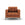 Cosmopolitan Design Fauteuil Bali structurele stof, baksteen - 96x87x75cm