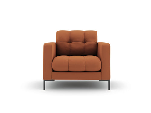 Cosmopolitan Design Fauteuil Bali structurele stof, baksteen - 96x87x75cm