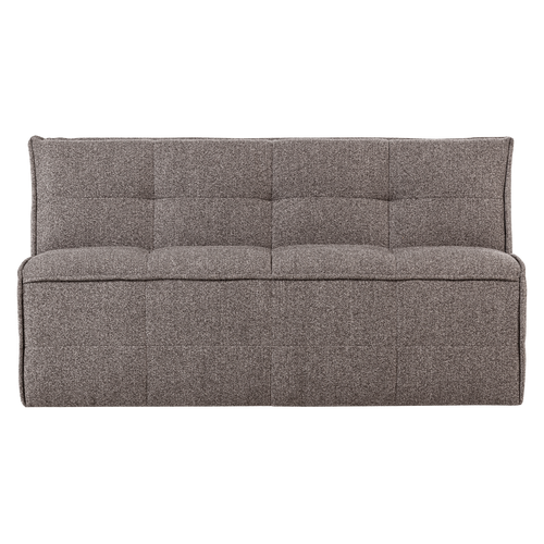 vtwonen Eetbankje Met Rugleuning 164cm Cluster - Bouclé - Middenbruin - 86x164x75