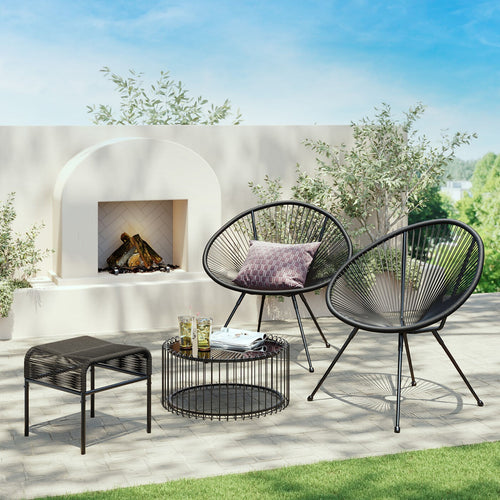 Kare Design Tuinkruk Acapulco zwart