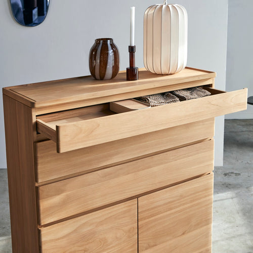 Tikamoon Buffetkast in massief teak 110 cm - Naturel