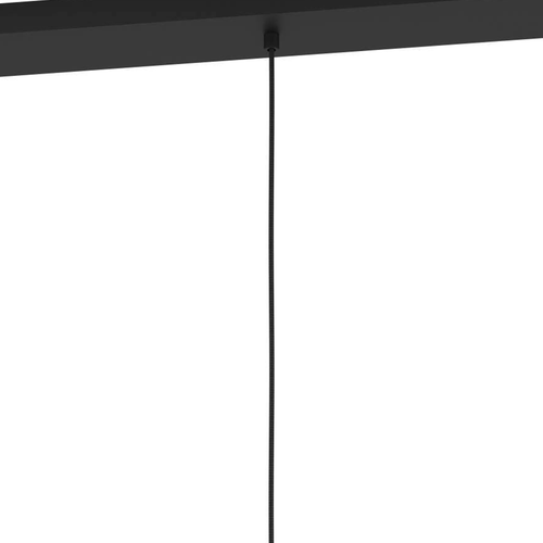 EGLO hanglamp Stillington 1 - e27 - 88 cm - zwart/bruin - hout/staal