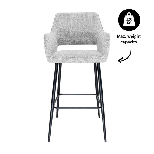 Kick barkruk Yoni - Grijs - vtwonen shop