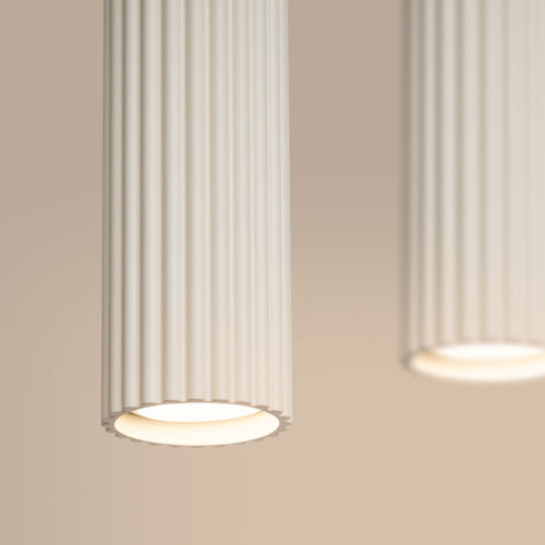 Sollux Lighting Hanglamp KARBON 4L beige - 81x5x120cm