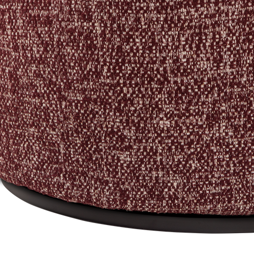 WOOOD draaifauteuil Serra - Melange Stof - Bordeauxrood - 68x70x77 - vtwonen shop