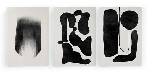 Set 3 Canvas 60x40 Gedrukt Vormen - vtwonen shop