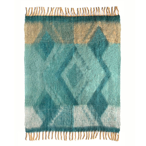 Malagoon plaid Zapotec - zacht groen - 100% recycled