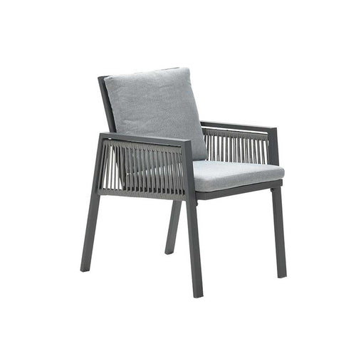 Garden Impressions lounge dining stoel Brendon licht en mint grijs