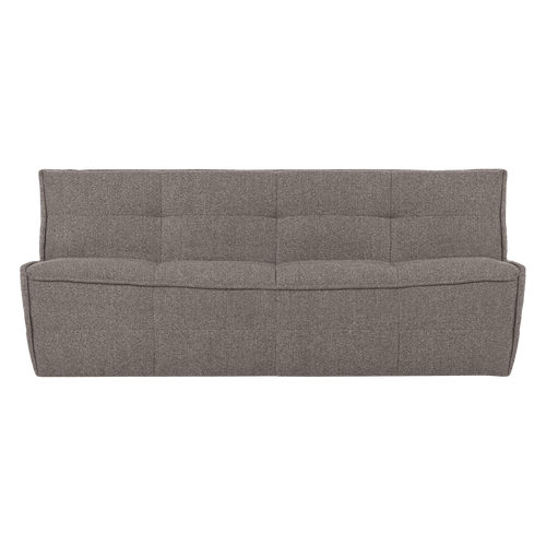 vtwonen 3-zits element Cluster - Bouclé - Middenbruin - 81x204x91