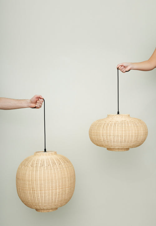 Hübsch hanglamp Chand - rotan - ø45xh27cm/e27