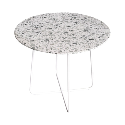 Tikamoon Ronde tafel van groen premium terrazzo en metaal voor 4 personen - Groen - vtwonen shop