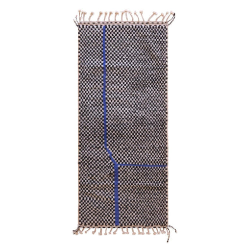 AFK Living vloerkleed Berber - handgemaakt - Wol - 95 x 210 cm - vtwonen shop