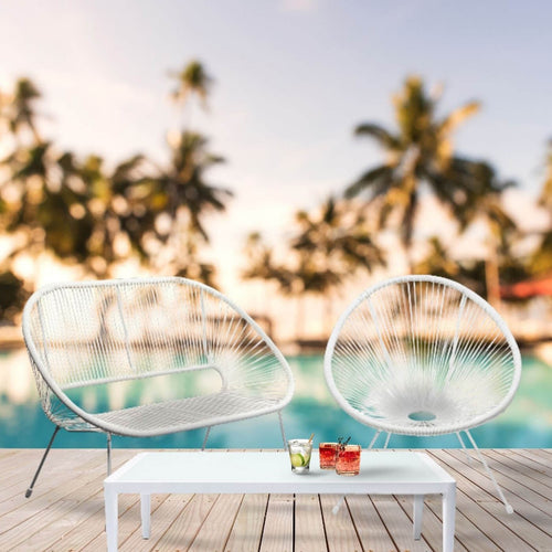 Kare Design Tuinmeubilair Acapulco Tiki wit - vtwonen shop