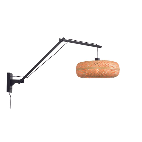 GOOD&MOJO wandlamp Andes - zwart - Ø40cm - vtwonen shop