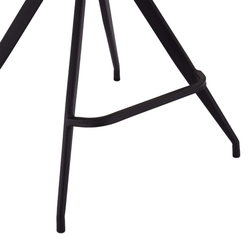 Furnhouse barkruk Isabel - Donkerbruin - Kunstleer - Set van 4