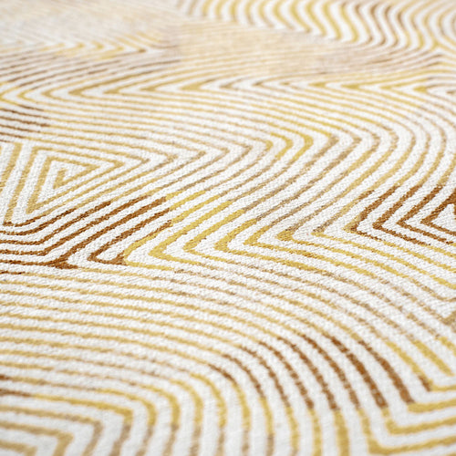 Louis De Poortere binnen & buiten machinewasbaar vloerkleed Meditation Coral van 40% gerecycled PET - geel - 140x200cm