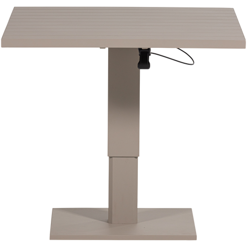 WOOOD tuintafel verstelbaar Tesso - Aluminium - Zand - 68/45x100x80