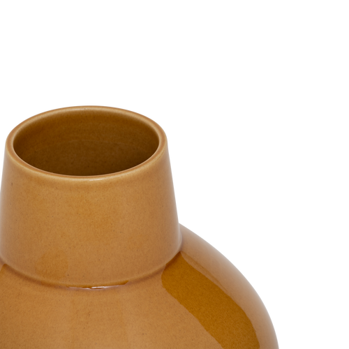 Urban Nature Culture vaas Cody, golden brown - Ø 24 * 27.5  cm