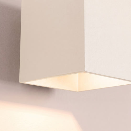 Sollux Lighting Wandlamp QUAD 1 beige - 10x12x10cm