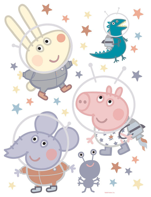 Sanders & Sanders muursticker Peppa Pig multicolor - 85 x 65 cm - 601361