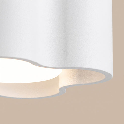 Sollux Lighting Plafondlamp OVIO 1 wit Gx53 - 12x12x6cm
