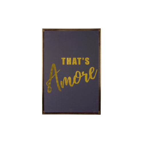 Present Time wanddecoratie That's Amore Medium - zwart - 60x3.2x40cm - vtwonen shop