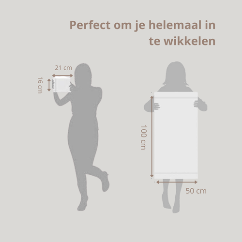 Ten Cate handdoeken 6 stuks - 50x100 cm - washandjes 6 stuks - taupe - vtwonen shop