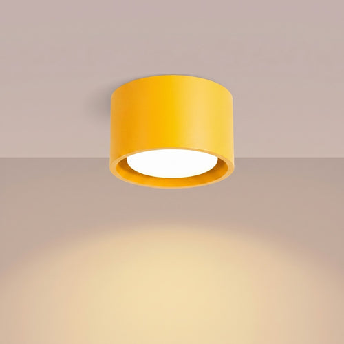 Sollux Lighting Plafondlamp MODO 1 geel Gx53 - 10x10x6cm