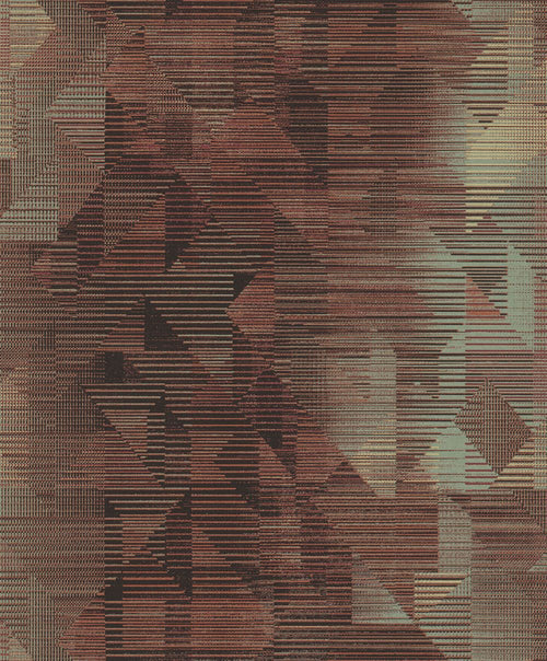 Masureel behang grafisch motief bruin - 53 cm x 10.05 m - 630934