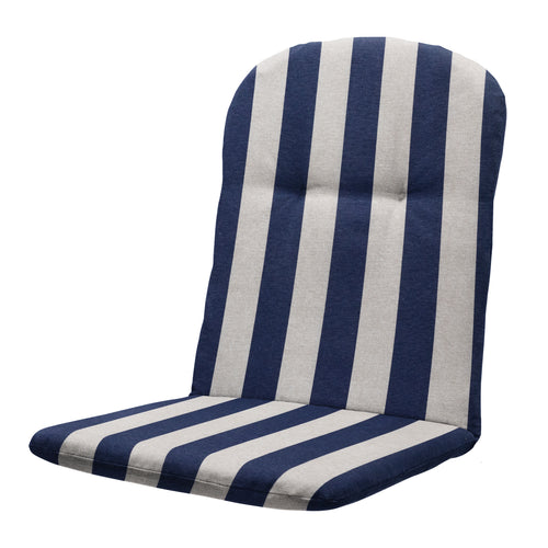 Madison kuipstoelkussen hoge rug Amora - blauw - 45x45x3,5cm - set van 4