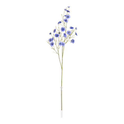 Maxifleur Kunst Korenbloemtak 100cm Blauw
