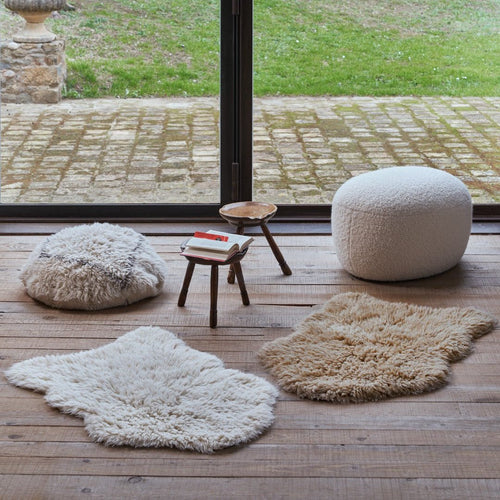 Lorena Canals wasbaar vloerkleed Woolly - Sheep Wit