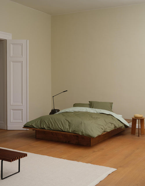 Marc O'Polo Erla dekbedovertrek - Lits-Jumeaux XL – 260x200/220 cm - Mosgroen