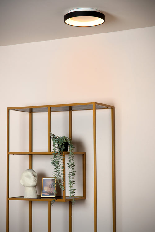 Lucide plafonnière VIDAL - Geïntegreerde LED - Zwart