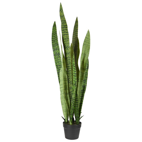 Maxifleur Sanseveria kunstplant 110cm -groen
