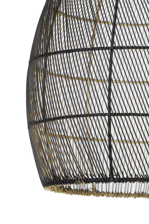 Light & Living hanglamp Meya - 30x30x37 - zwart