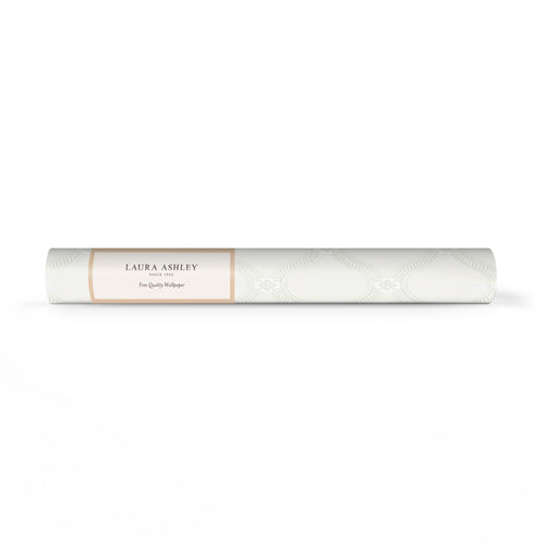Laura Ashley Vliesbehang - Landford Paintable White