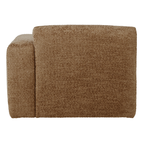 WOOOD 1-zits bank arm rechts Mojo Base - Wollig - Honinggeel - 74x105x97