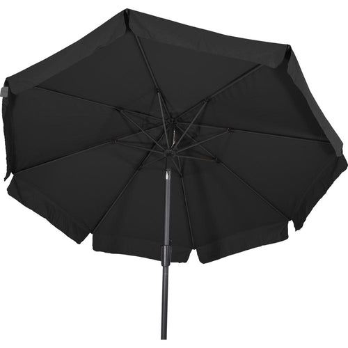 Lesli Living push-up parasol Libra - zwart - Ø300cm