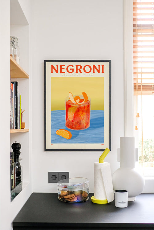 Elin PK - Negroni - PSTR studio Kunst Poster - vtwonen shop