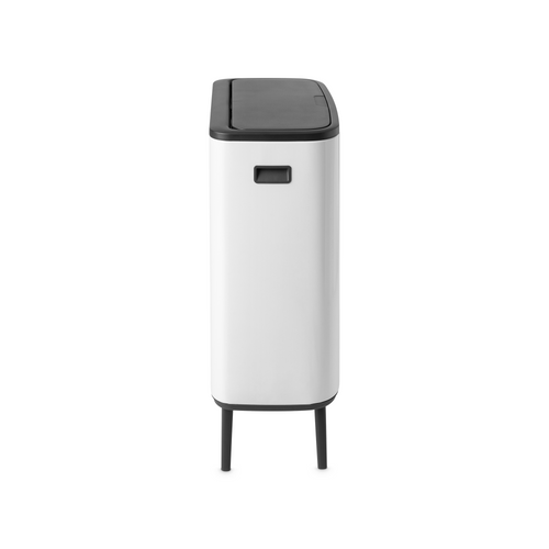 Brabantia Bo Touch Bin Hi, met 2 binnenemmers, 2 x 30 liter - White