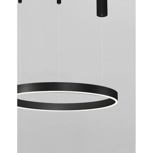 Merano Argentia Geïntegreerde LED-plafondlamp Sandy Zwart Aluminium LED 40W 2800Lm 3000K 60