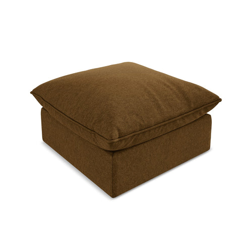 LaMiaSofa Poef Ravenna - velours - mosterd - 75x75x45