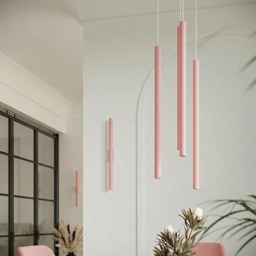 Sollux Lighting Wandlamp PASTELO 2 roze - 2,5x5x50cm
