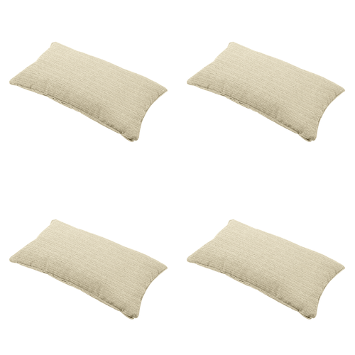 Madison sierkussen Richmond - beige - 30x50x10cm - set van 4