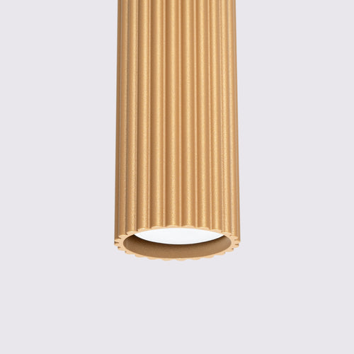 Sollux Lighting Hanglamp KARBON 1 goud - 8x8x118cm